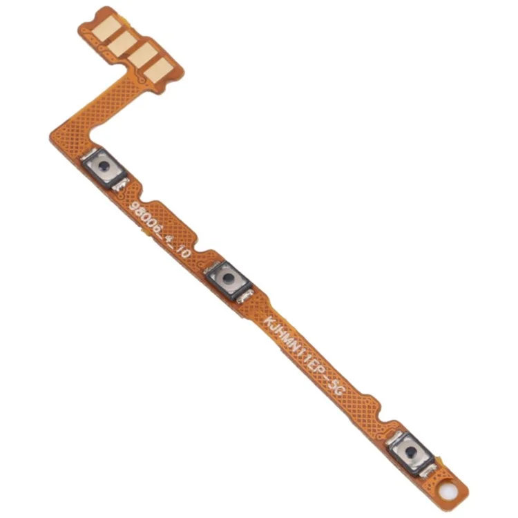 Para Xiaomi Redmi Note 11E Pro 5G / Note 11 Pro 4G (MediaTek) / Note 11 Pro 5G (Qualcomm) / Poco X4 Pro 5G Encender / Apagar y Cable Flex de Volumen (sin Logotipo)
