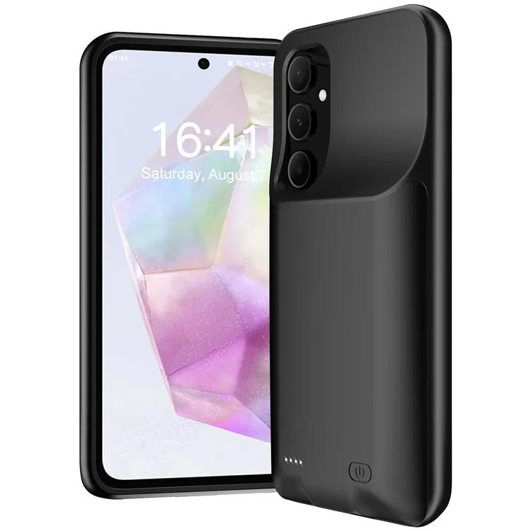 For Samsung Galaxy A54 5G 10000mAh Extended Battery Soft TPU Edge ABS Phone Back Charging Case
