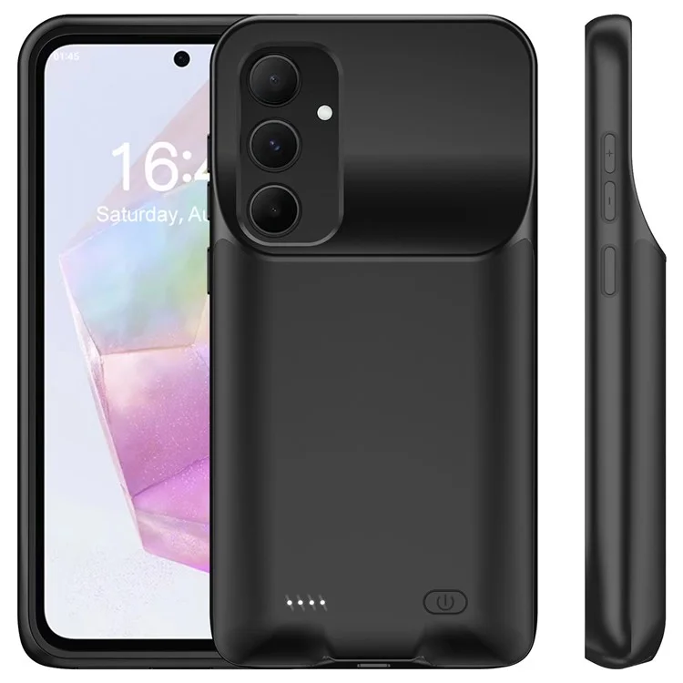 For Samsung Galaxy A54 5G 10000mAh Extended Battery Soft TPU Edge ABS Phone Back Charging Case