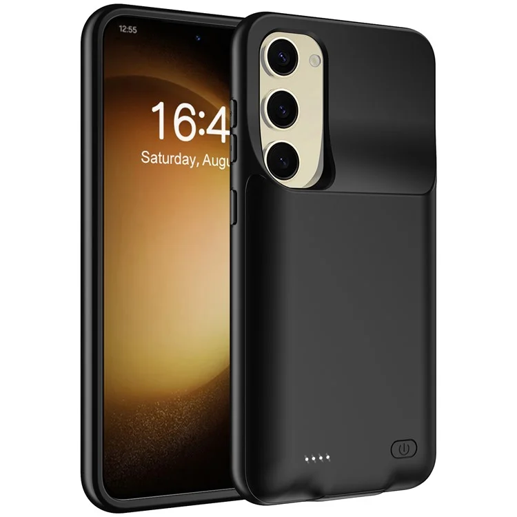 For Samsung Galaxy S23+ 10000mAh Rechargeable Extended Battery TPU+ABS Phone Back Charging Case