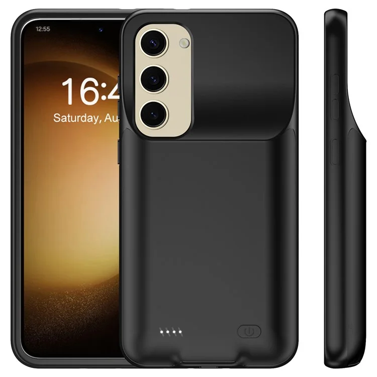 For Samsung Galaxy S23+ 10000mAh Rechargeable Extended Battery TPU+ABS Phone Back Charging Case