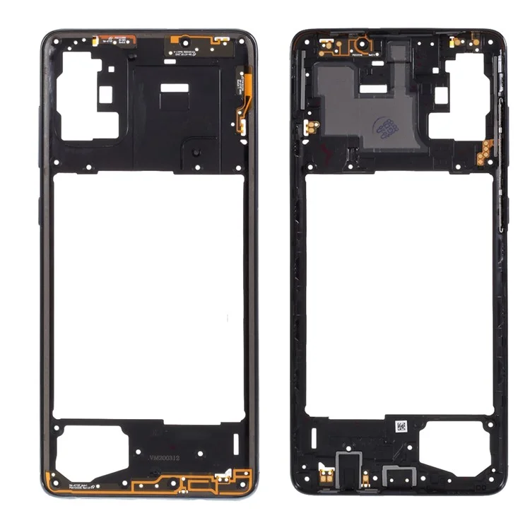 Frame di Piastra Centrale OEM Per Samsung Galaxy A71 SM-A715 - Nero