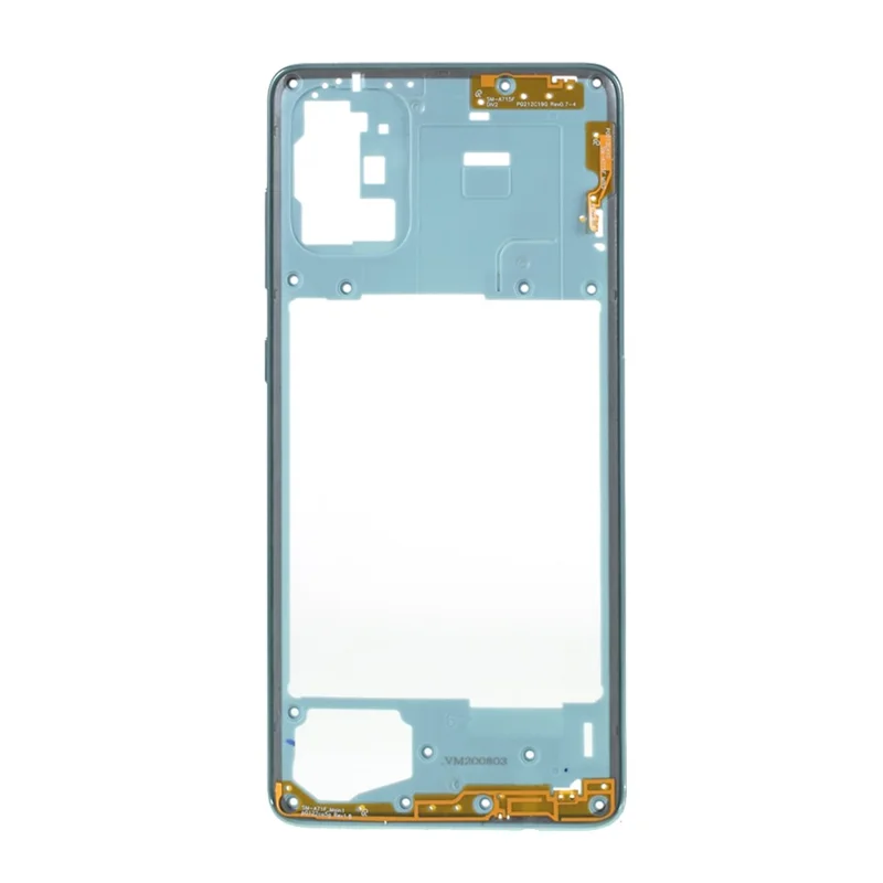 OEM Middle Plate Frame Repair Part for Samsung Galaxy A71 4G SM-A715 - Blue