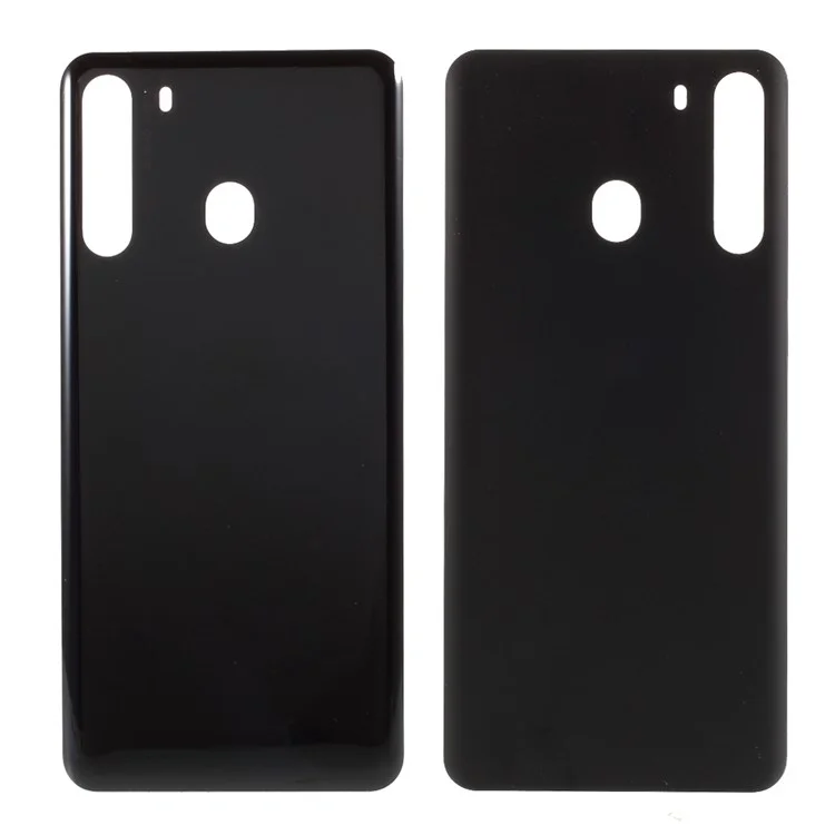 OEM Battery Door Housing Cover without Adhesive Sticker for Samsung Galaxy A21 A215 - Black