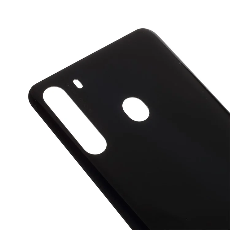 OEM Battery Door Housing Cover without Adhesive Sticker for Samsung Galaxy A21 A215 - Black