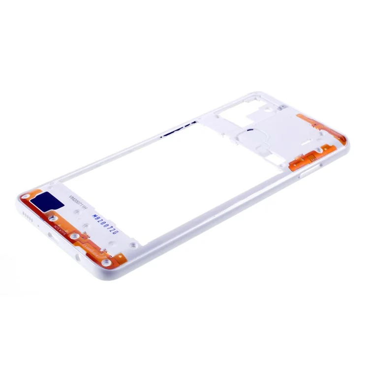 Pieza de marco de placa intermedia OEM para el Samsung Galaxy A21s A217 - Blanco