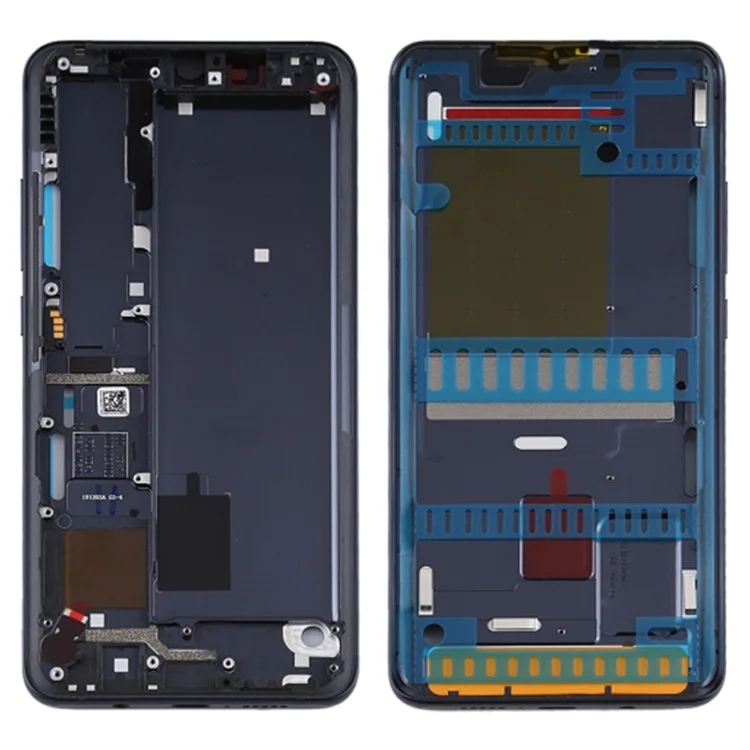 Pièce de Remplacement du Cadre de Boîtier Avant OEM (côté) Pour Xiaomi Mi CC9 Pro / Mi Note 10 / Mi Note 10 Pro - le Noir