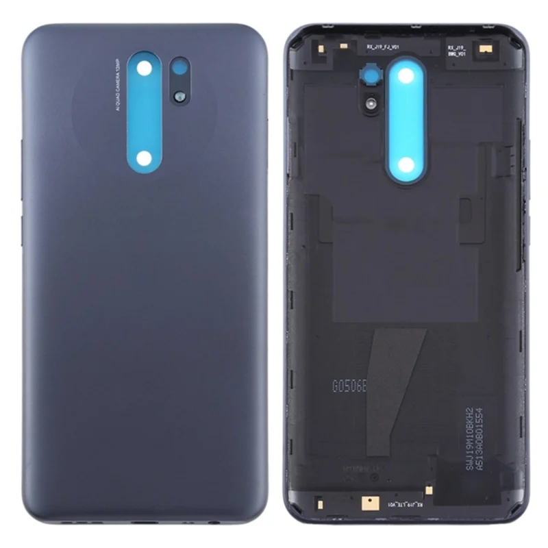 For Xiaomi Redmi 9 Battery Housing Back Cover Replace Part - Black