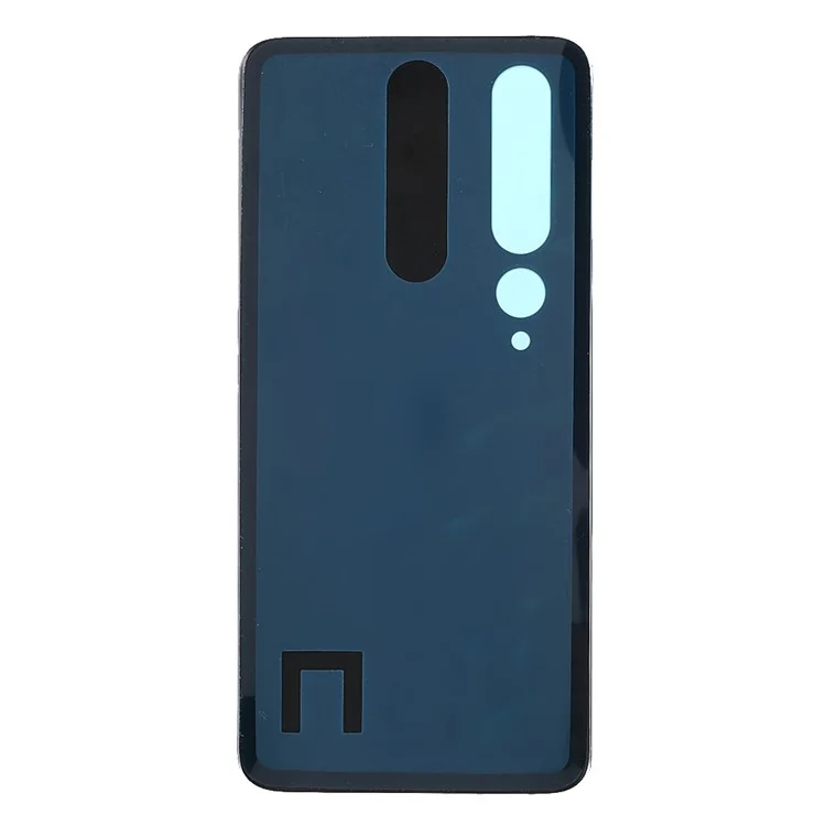 For Xiaomi Mi 10 5G Back Battery Housing Cover Replacement (without Logo) - Titanium Silver Black