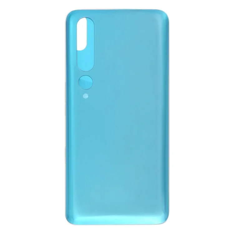Para Xiaomi Mi 10 5G Cubierta de la Carcasa de la Batería de Repuesto (sin Logo) - Azul Gélido