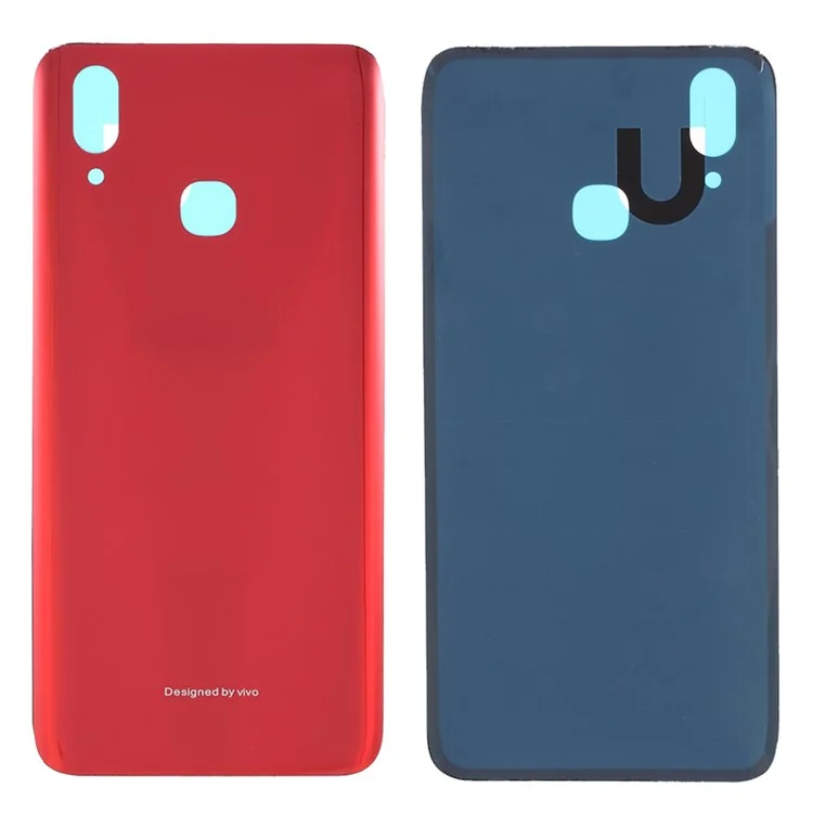 Back Battery Housing Substituição Tampa Traseira Para Vivo X21 (versão Para Impressão Digital Traseira) - Vermelho