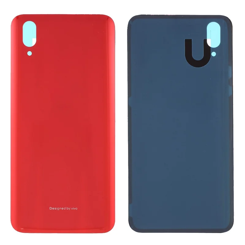 For vivo X21 (skærm med fingeraftrykslæser-version) reservedel til bagdæksel til batteri - rød