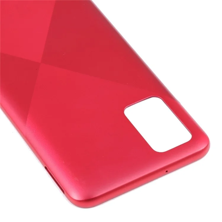 Pour Samsung Galaxy A02s (164,2 x 75,9 x 9,1 mm) A025 Pièce de rechange pour boîtier de batterie arrière OEM - Rouge