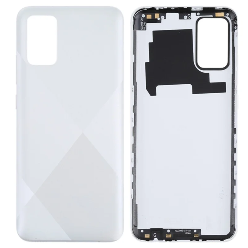 Pour Samsung Galaxy A02s (164,2 x 75,9 x 9,1 mm) A025 Pièce de rechange pour boîtier de batterie OEM Back - Blanc