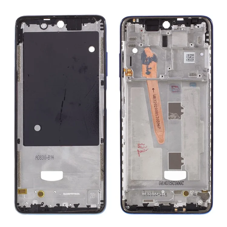 Marco de placa central de repuesto (pieza A) para Xiaomi Poco X3 / Poco X3 NFC / Poco X3 Pro - Azul