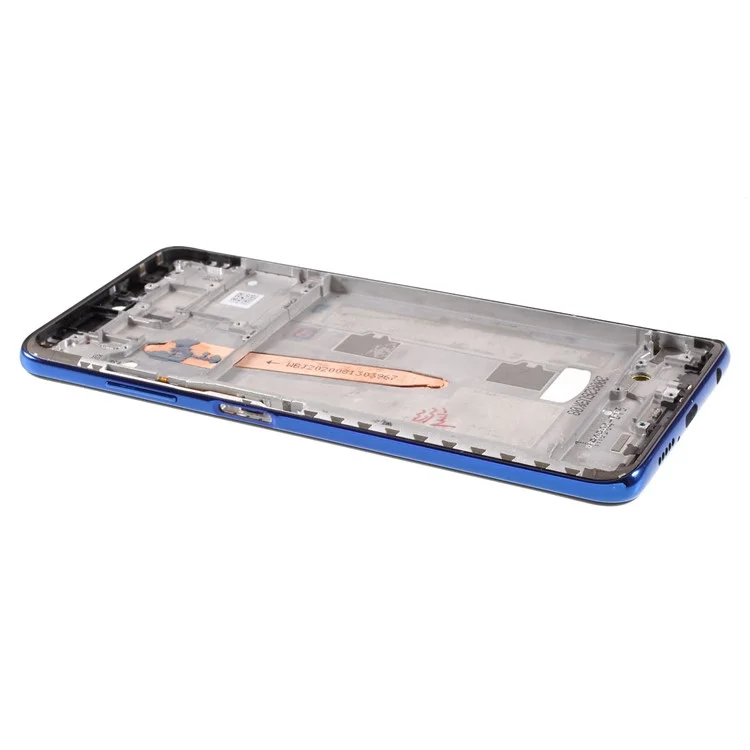 Marco de placa central de repuesto (pieza A) para Xiaomi Poco X3 / Poco X3 NFC / Poco X3 Pro - Azul