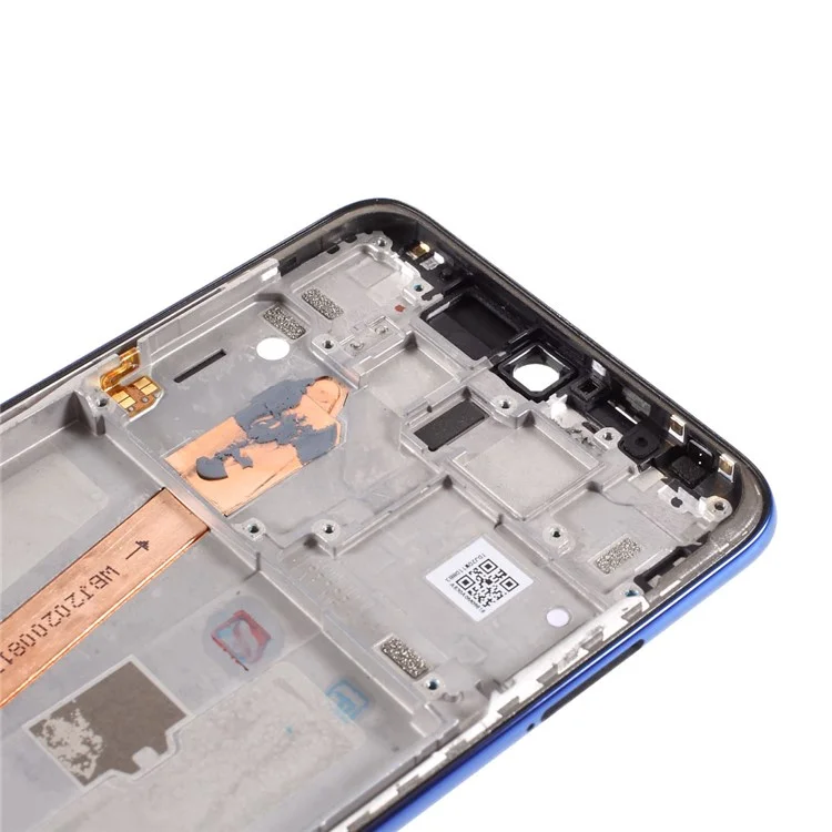 Marco de placa central de repuesto (pieza A) para Xiaomi Poco X3 / Poco X3 NFC / Poco X3 Pro - Azul