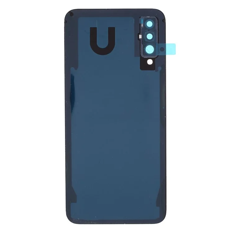 Boîtier de batterie arrière avec cache de l'objectif de la caméra (sans logo) pour Samsung Galaxy A50 - Noir