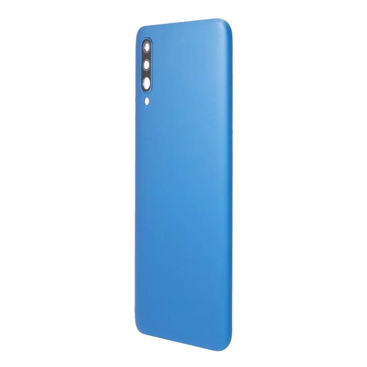 Back Battery Housing with Camera Ring Lens Cover Part (without Logo) for Samsung Galaxy A50 - Blue