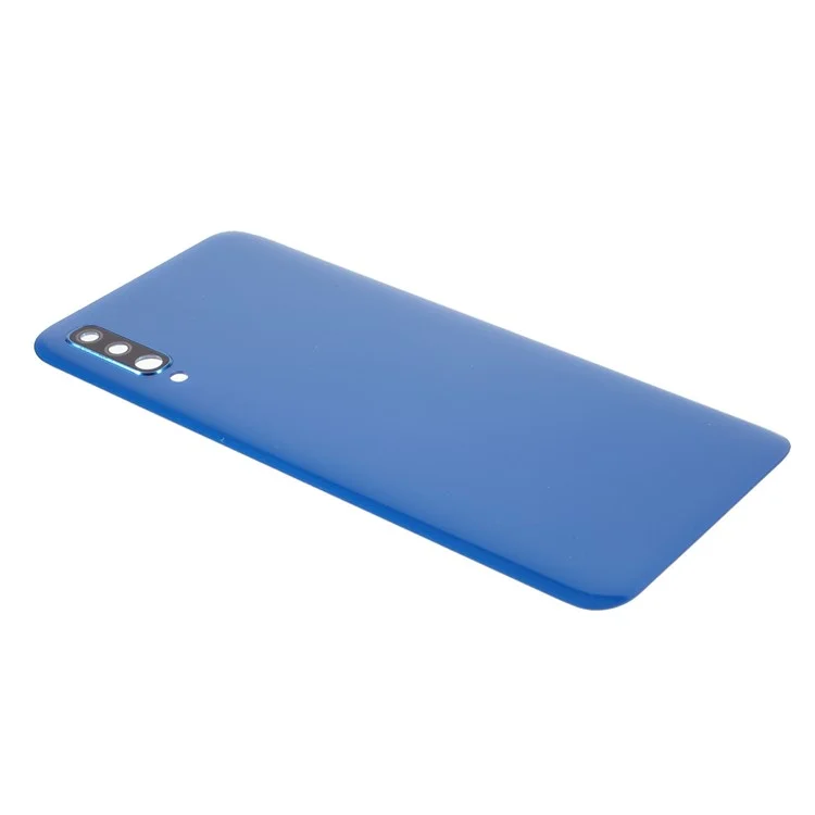 Back Battery Housing with Camera Ring Lens Cover Part (without Logo) for Samsung Galaxy A50 - Blue