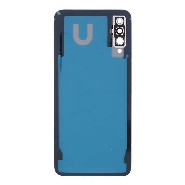 Back Battery Housing with Camera Ring Lens Cover Part (without Logo) for Samsung Galaxy A50 - White