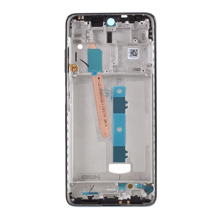Reemplazo De Marco De Placa Media (una Parte) Para Xiaomi Poco X3 / POCO X3 NFC - Negro