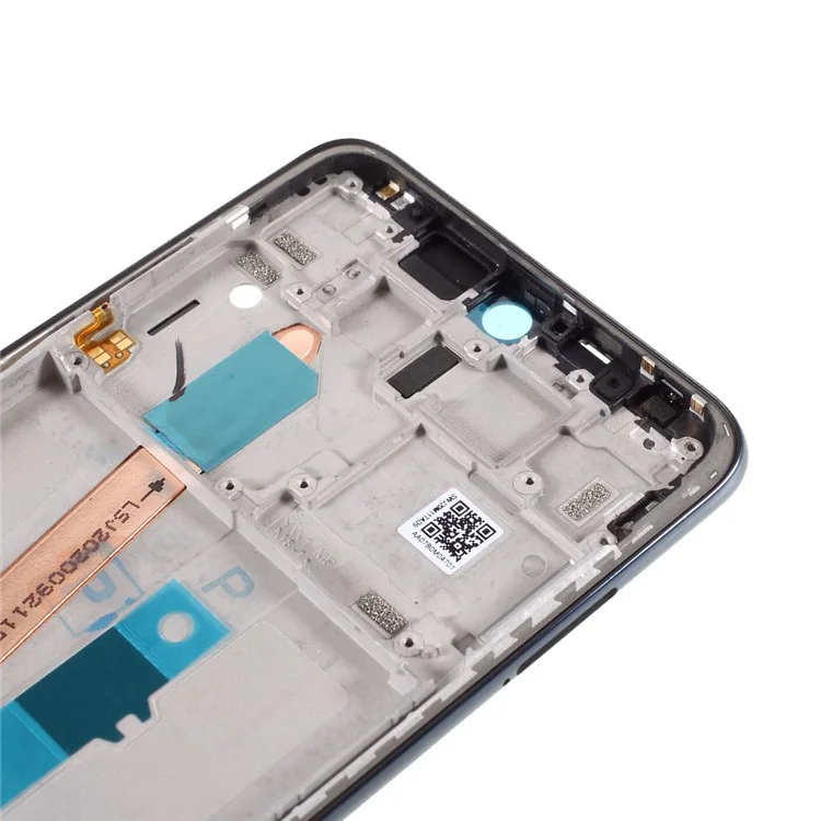 Reemplazo De Marco De Placa Media (una Parte) Para Xiaomi Poco X3 / POCO X3 NFC - Negro