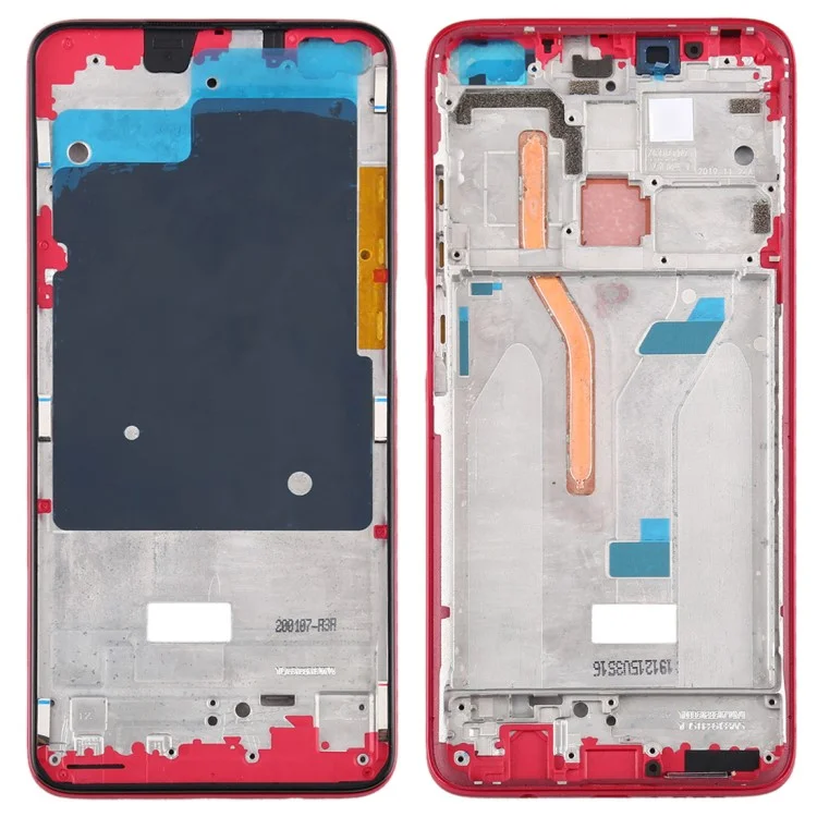 OEM Front Housing Frame Parte di Riserva (un Lato) Per Xiaomi Redmi K30 - Rosso