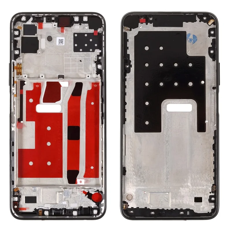 قطعة إصلاح إطار لوحة الوسط من شركة OEM لهاتف Huawei nova 7 SE / P40 Lite 5G - أسود