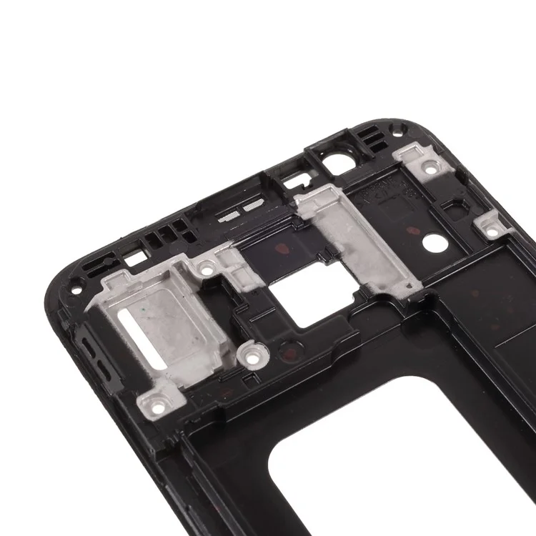 OEM Mobile Phone Replacement Parts Front Housing Frame Plate for Samsung Galaxy J6+ / J610 - Black