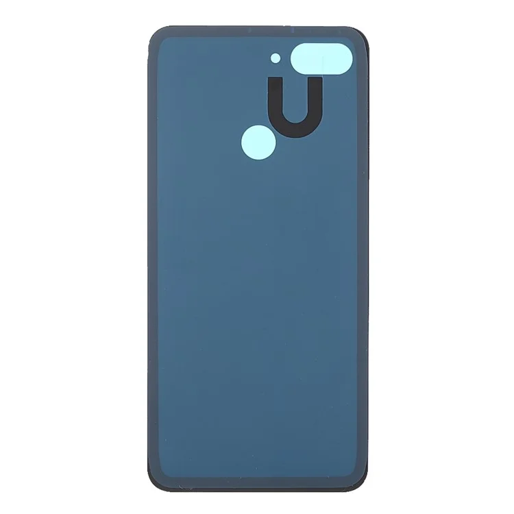 Задняя крышка батарейного отсека Замена корпуса двери (без логотипа) для Xiaomi Mi 8 Lite - Черный
