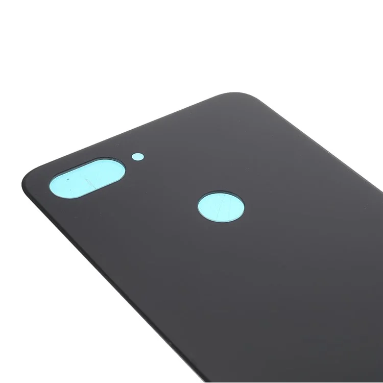 Задняя крышка батарейного отсека Замена корпуса двери (без логотипа) для Xiaomi Mi 8 Lite - Черный