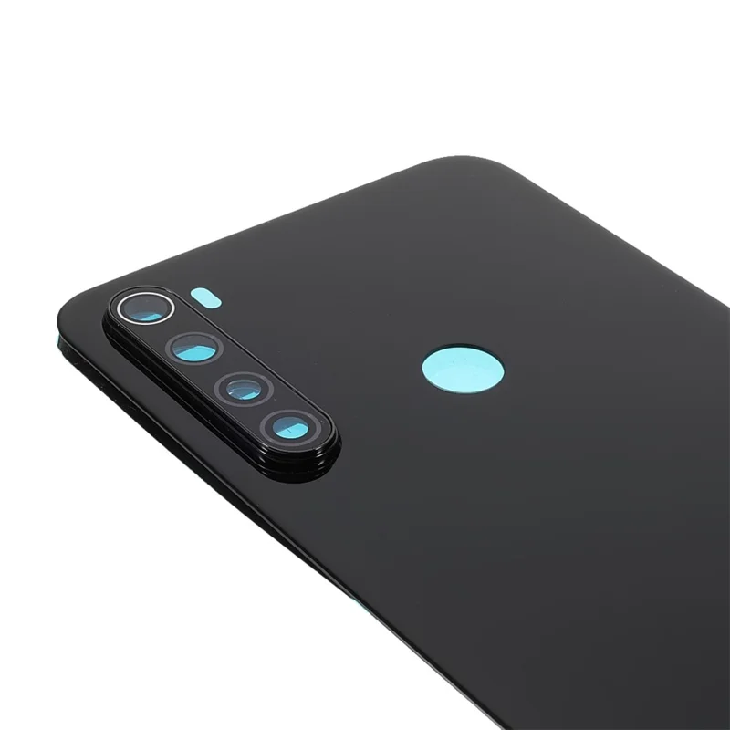 Tampa Traseira da Bateria Cobertura de Substituição com Lente da Câmera (sem Logotipo) para Xiaomi Redmi Note 8 - Preto