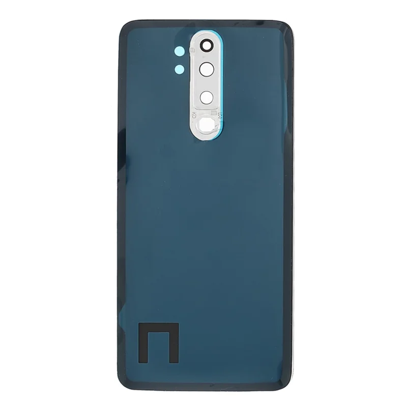 For Xiaomi Redmi Note 8 Pro Battery Housing Back Cover with Camera Ring Lens Cover Replacement (without Logo) - Blue