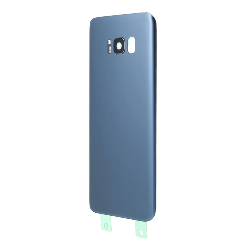 Battery Housing Back Cover with Camera Ring Lens Cover Replacement (without Logo) for Samsung Galaxy S8+ - Blue