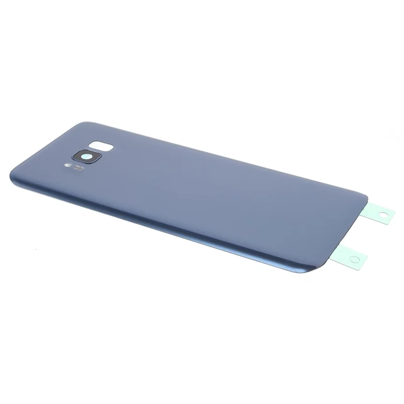 Battery Housing Back Cover with Camera Ring Lens Cover Replacement (without Logo) for Samsung Galaxy S8+ - Blue