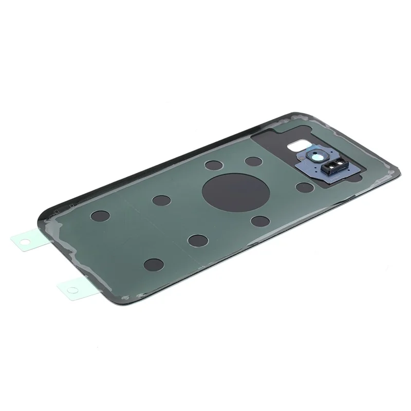 Battery Housing Back Cover with Camera Ring Lens Cover Replacement (without Logo) for Samsung Galaxy S8+ - Blue