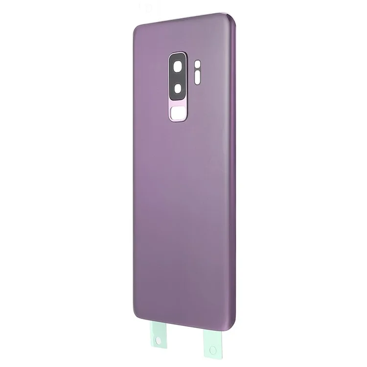 Couvercle de Carter de Batterie Arrière Avec la Pièce de Couvercle de la Lentille de la Caméra (sans Logo) Pour Samsung Galaxy s9 + - Bleu