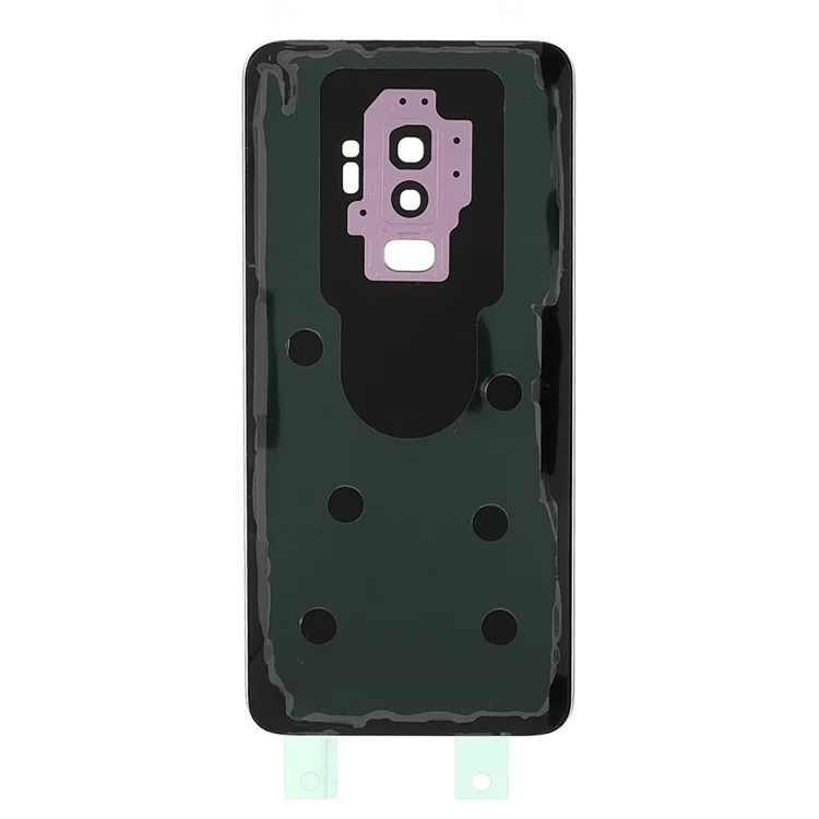 Back Battery Housing Cover with Camera Ring Lens Cover Part (without Logo) for Samsung Galaxy S9+ - Blue