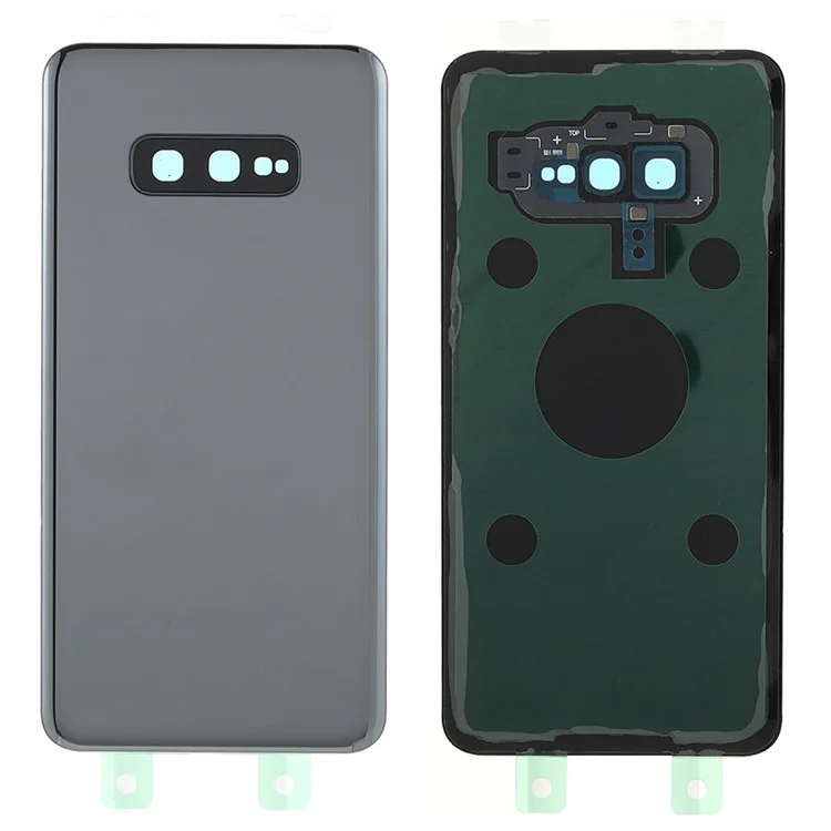 Sturdy Back Battery Housing with Camera Ring Lens Cover Part (without Logo) for Samsung Galaxy S10e - Black