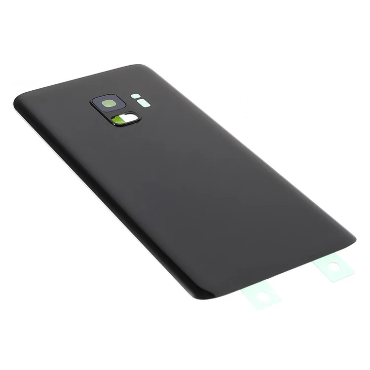 Back Battery Housing Deckung Mit Kamera -ringlinsenabdeckung (ohne Logo) Für Samsung Samsung Galaxy S9 - Schwarz