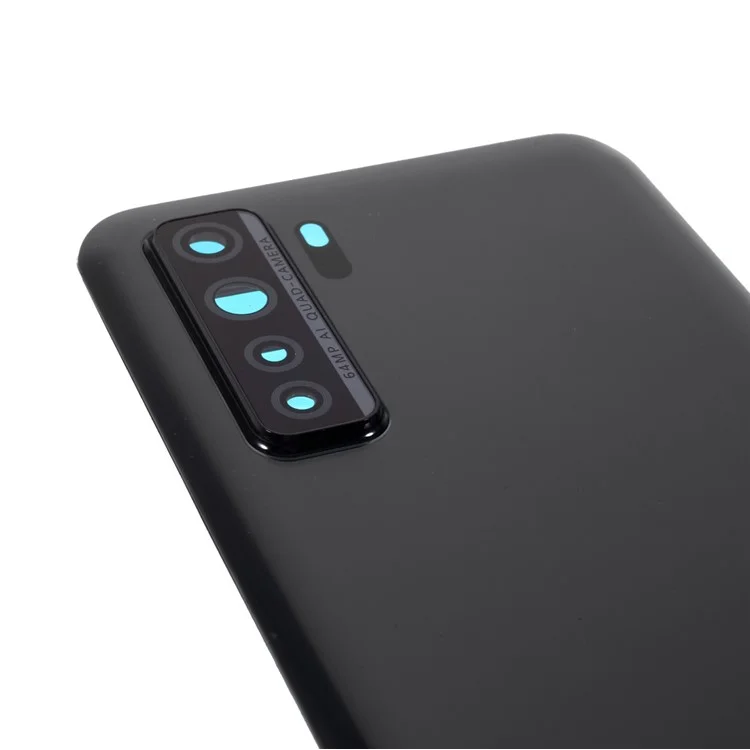 Gehäuse-Batterie-Tür-Rückabdeckung mit Kameralinsenabdeckung (ohne Logo) für Huawei P40 Lite 5G - Mitternachtsschwarz