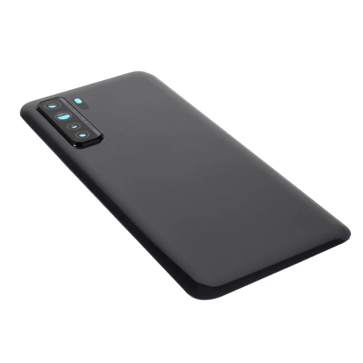 Coperchio Posteriore Della Porta Della Batteria Della Batteria Con Sostituzione Dell'anello Della Fotocamera (senza Logo) Per Huawei P40 Lite 5G - Midnight Black