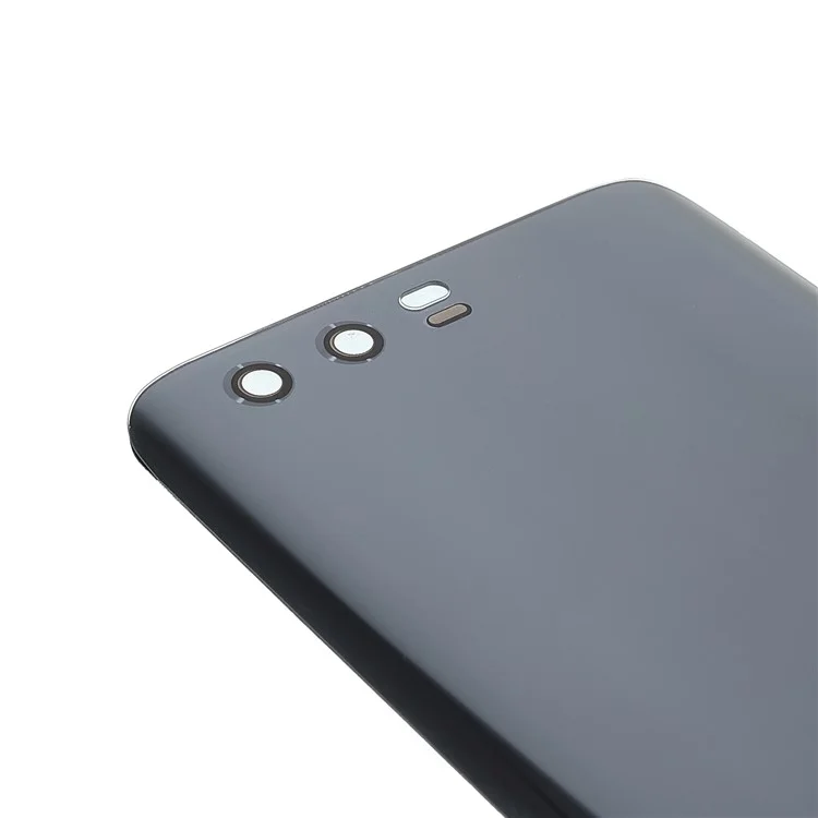 Alojamiento de la Puerta de la Batería Piezas de Repuesto de la Cubierta Posterior Con Cubierta Del Anillo de Cámara (sin Logotipo) Para Huawei Honor 9 - Gris