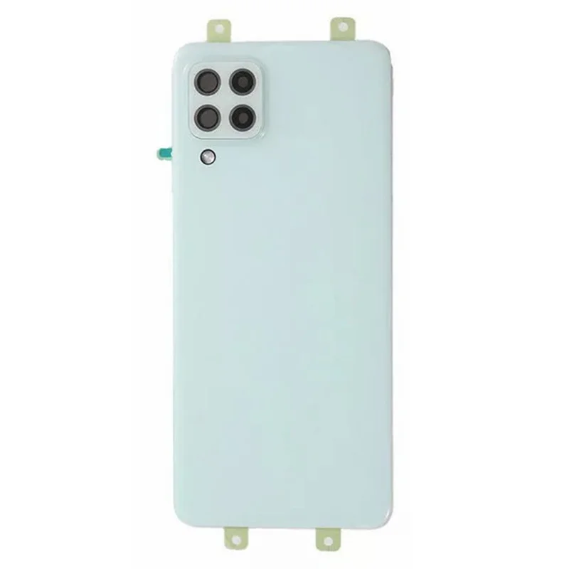 For Samsung Galaxy A22 4G (EU Version) A225 OEM Battery Housing with Adhesive Sticker+Camera Lens Cover - Green