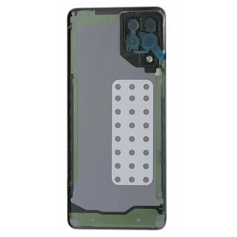 For Samsung Galaxy A22 4G (EU Version) A225 OEM Battery Housing with Adhesive Sticker+Camera Lens Cover - Purple