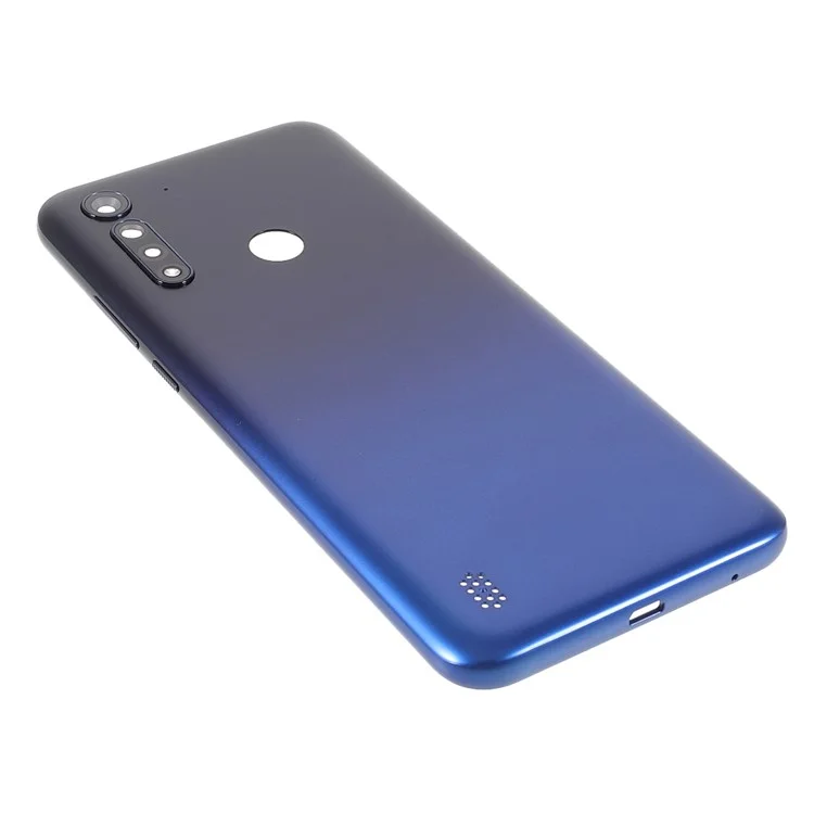 Reemplazo de la Cubierta Trasera de la Carcasa Trasera OEM (sin Logotipo) Para Motorola Moto G8 Power Lite - Azul Real