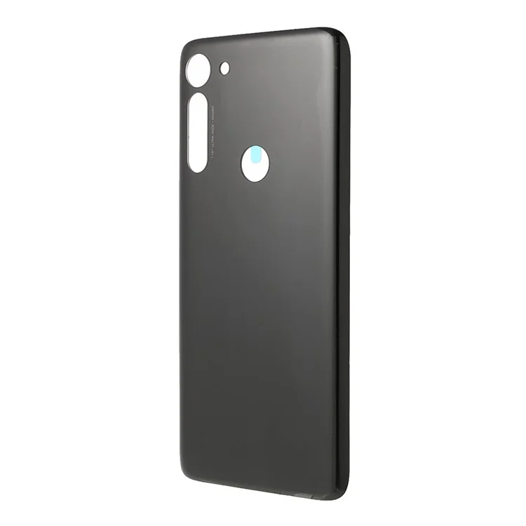 Cubierta de la Carcasa de la Batería Trasera OEM Con Pegatina Adhesiva (sin Logotipo) Para la Alimentación de Motorola Moto G8 - Negro