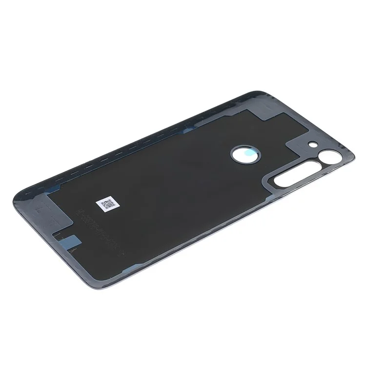 Cubierta de la Carcasa de la Batería Trasera OEM Con Pegatina Adhesiva (sin Logotipo) Para la Alimentación de Motorola Moto G8 - Negro