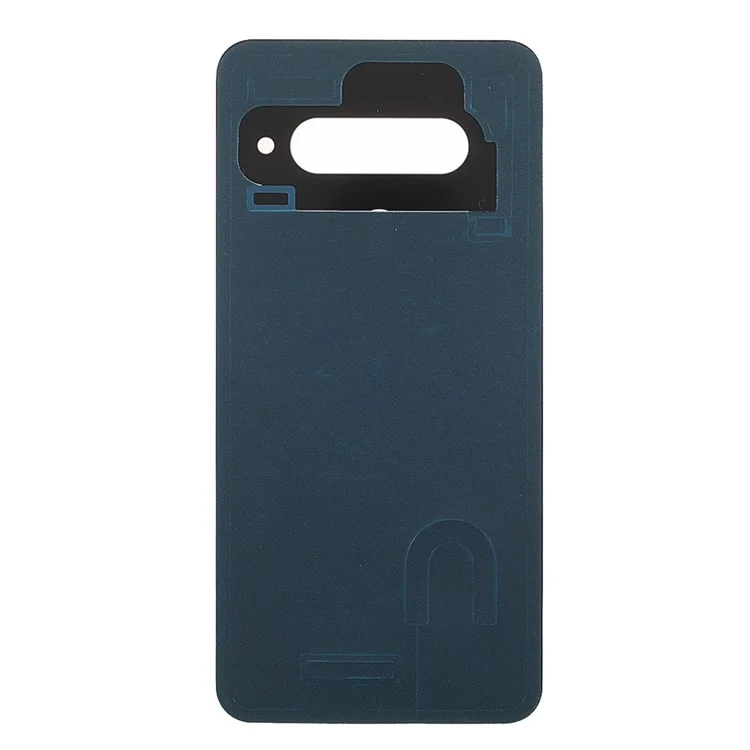 Cubierta de la Carcasa de la Batería Con Pegatina Adhesiva Para LG G8s ThinQ - Negro